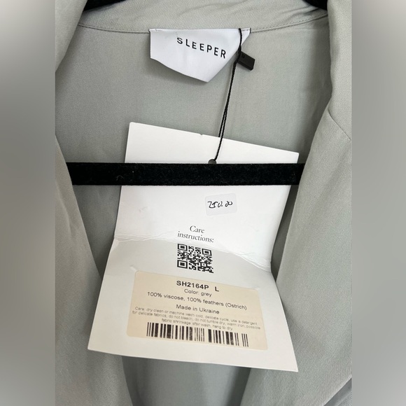 Sleeper Feather Grey Pajama Set NWT - Picture 5 of 7